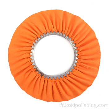 Roue de polissage en coton orange polissage